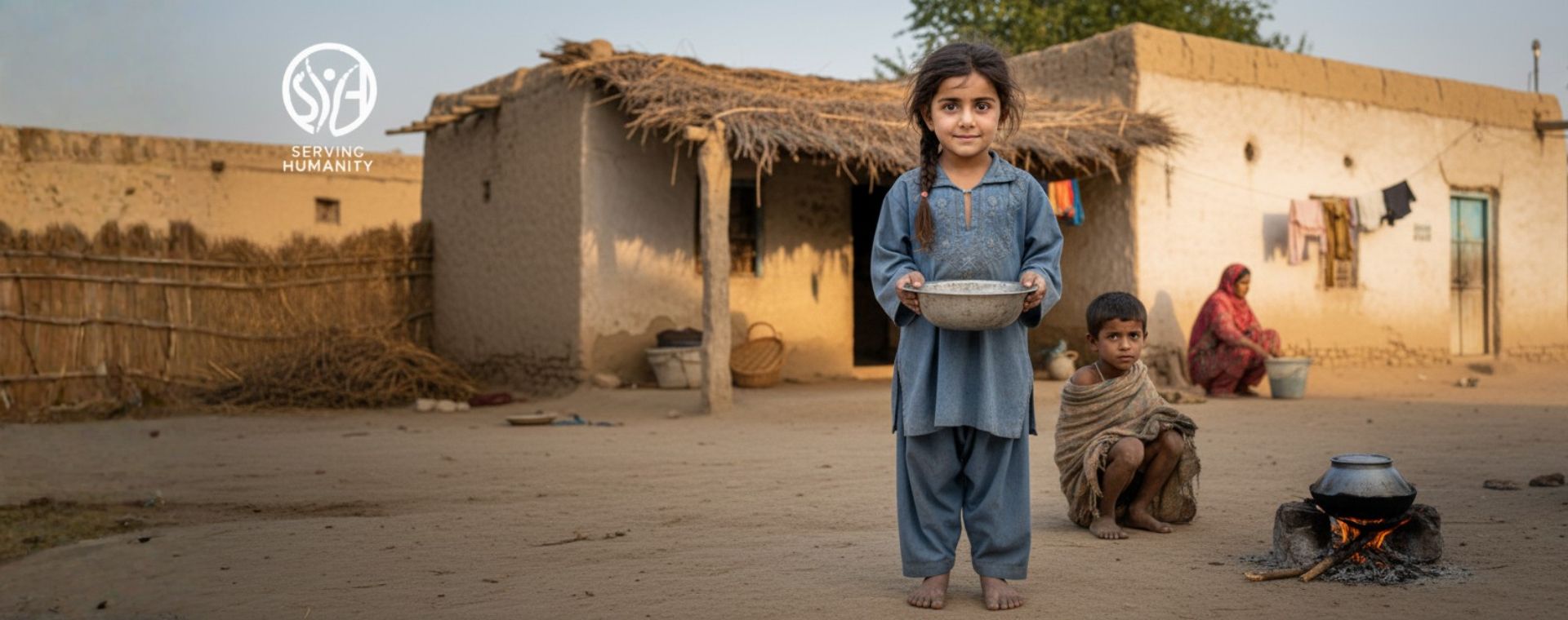 Sponsored orphan child smiling